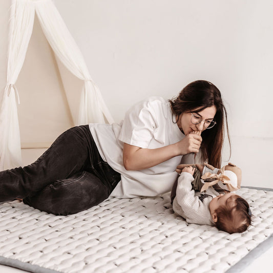 Medvilninis žaidimų kilimas Drambliukas